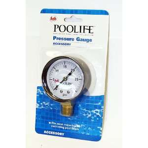   Poolife Pressure Gauge 30 PSI Swimming Pool Filter Gauge Toys & Games