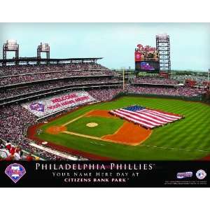    Personalized Philadelphia Phillies Stadium Print