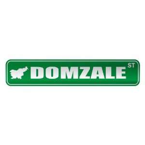   DOMZALE ST  STREET SIGN CITY SLOVENIA