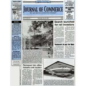 Journal of Commerce   Canada  Magazines