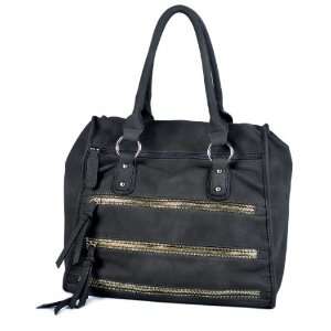   Deyce Tri Zip Quality PU Women Everyday Shopper Shoulder Bag Beauty
