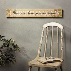  Home is Where Your Story Begins Sign   Party Decorations 