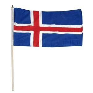  Iceland Flag 12 x 18 inch Patio, Lawn & Garden