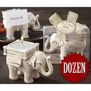  (Price/Dozen)Elephant Candle & Candle Holder   Valentines 