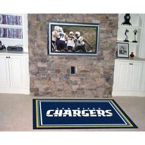  San Diego Chargers NFL Merchandise   Area Rug 4 X 6 