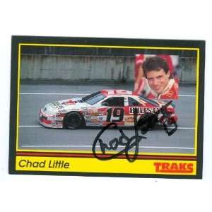  Chad Little Autographed Trading Card (Auto Racing) 1991 