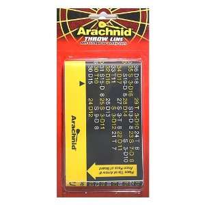  Arachnid Throw Line with Outchart for Soft Tip Darts 