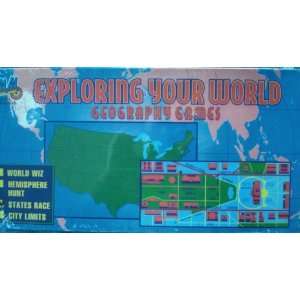  Exploring Your World Geography Games Copyright 1995 Toys & Games