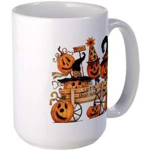  Large Mug Coffee Drink Cup Halloween Lets Boogie Jack o 