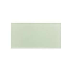  Glass Subway Tile 3 x 6 Ice Green Frosted