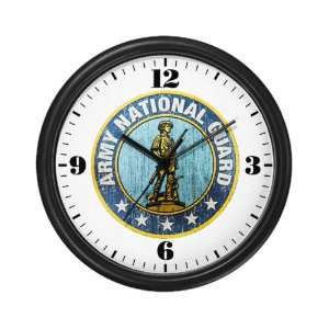  Wall Clock Army National Guard Emblem 