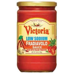 Victoria LOW SODIUM Fra Diavolo Sauce, 25 oz.  Grocery 
