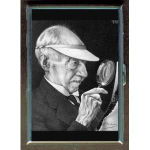 KL M.C. ESCHER PORTRAIT OF FATHER ID CREDIT CARD WALLET CIGARETTE CASE 