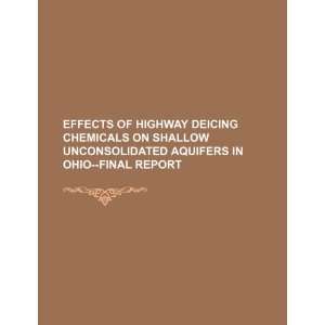  highway deicing chemicals on shallow unconsolidated aquifers in Ohio 