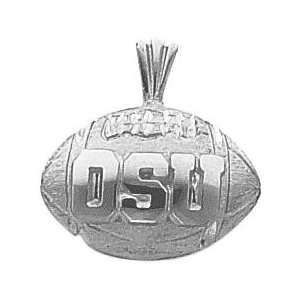   Silver Ohio State University Football Charm Arts, Crafts & Sewing