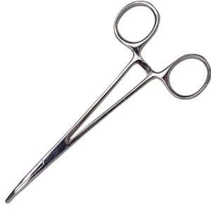   PetEdge Stainless Steel Curved Kelly Pet Hemostat, 5 1/2 Inch Pet