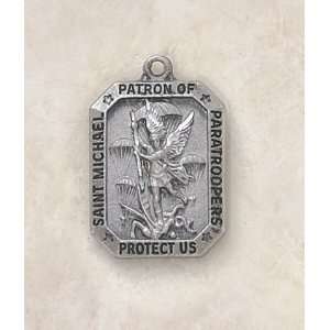  Sterling St. Michael Patron Saint (Paratroopers) Medal   1 