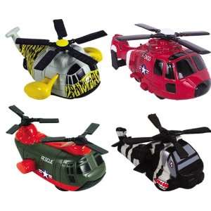  WowToyz   Mini Pullback Helicopter Assortment Toys 