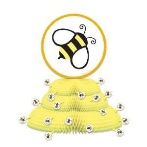    Bumble Bee Honeycomb Table Centerpieces