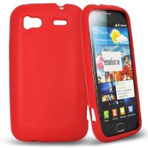  Mobile Palace  Red silicone case cover for htc sensation 
