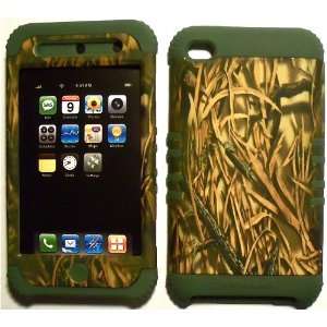  Camo Straw on Sage Silicone for Apple ipod Touch iTouch 4G 