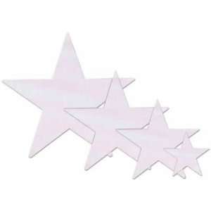  Opalescent Star Cutout (Pack of 72)
