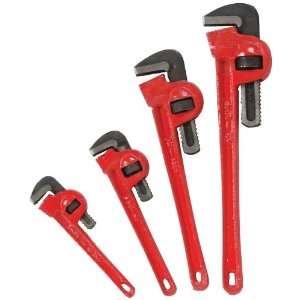  Hawk TP3640 Pipe Wrench, Red, 4 Piece