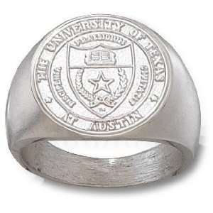  University of Texas Seal Ring Sterling Silver Jewelry
