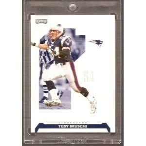 2006 Playoff NFL Football Tedy Bruschi New England Patriots Card #65 