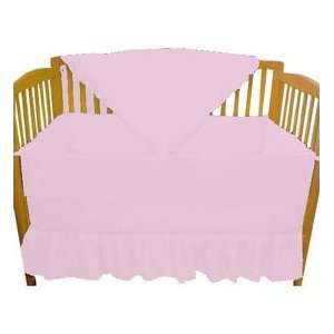  Solid Color Pink Portable Crib bedding Baby