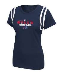 Buffalo Bills Womens / Ladies Lovin the Game Jersey Stripe T shirt
