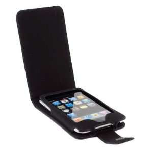 com Durable Leather Flip Top Open Carrying Case for Apple Iphone 3Gs 