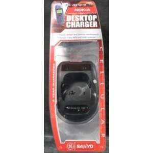Desk Top Charger, Compatible With Nokia 5100, 6100, 7100, Series And 