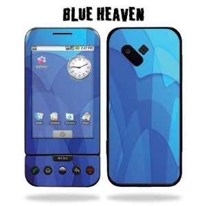  HTC G1 Google Phone Protective Vinyl Skin T Mobile   Blue 