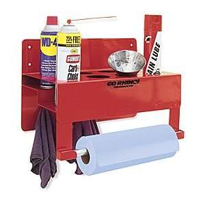 Go Rhino 2000R Red Two Row Aerosol Can and Towel Holder 