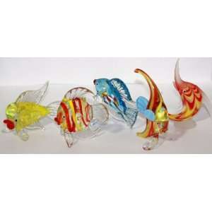     Large Hand Blown Glass Figurines   for Fish Lover Toys & Games