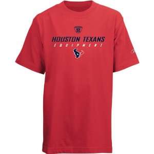 NFL Equipment Houston Texans Youth Equipment T Shirt Extra 