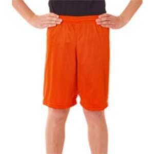  Badger Yth Mesh/Tricot 6 In Shorts B Orange X Large 