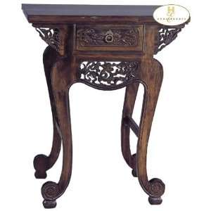  Asian Antique Style Solid Wood Flower Plant Stand Patio 