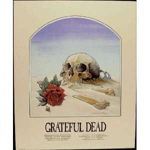  Grateful Dead Europe 1981 Original Concert Poster
