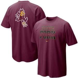 Nike Arizona State Sun Devils Maroon Our House Local T shirt  