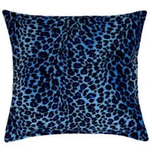  Leopard Blue Pillow