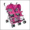 Dream On Me Double Twin Stroller Child Baby Toddler Walking 4 Colors 