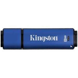  Kingston 8GB DataTraveler Vault USB 2.0 Flash Drive. 8GB 