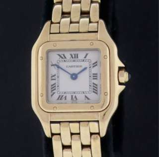 Ladies CARTIER Panther 18k Yellow Gold Watch  