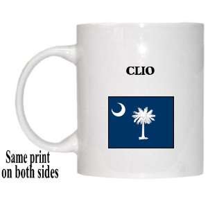    US State Flag   CLIO, South Carolina (SC) Mug 