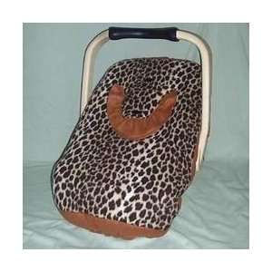  Infant Car Seat Carrier Fleece Cover   Leopard Baby