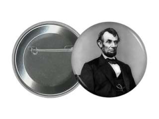 ABRAHAM LINCOLN 2.25 PIN 16th USA Civil War President Pinback Button 