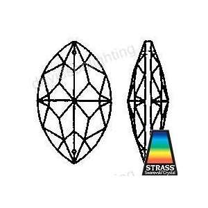 Swarovski Strass Crystal Oval Pear Shape With Lazer Logo Etched 38mm 