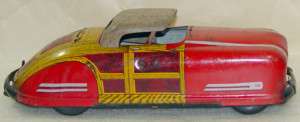 Vintage Wyandotte Convertible 650 Pressed Steel Toy Car  